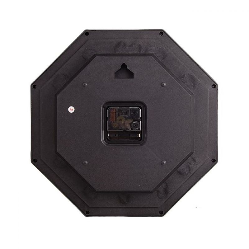 1 Black Center Dial Radium Wall Clock in Pakistan
